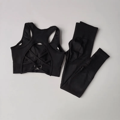 Vêtements de sport femme - WomenTrackSuit™ - Noir - Namasté Yoga Shop