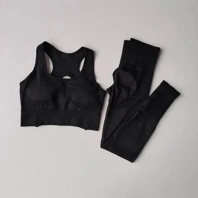 Vêtements de sport femme - WomenTrackSuit™ - Noir - Namasté Yoga Shop