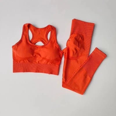 Vêtements de sport femme - WomenTrackSuit™ - Orange - Namasté Yoga Shop