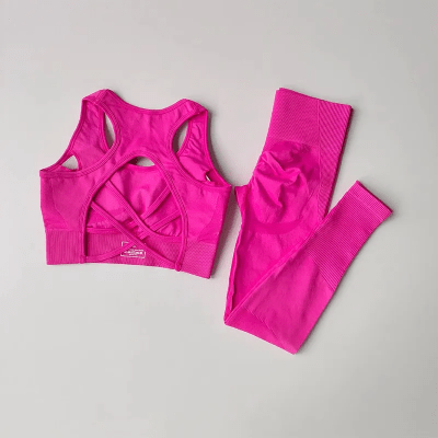 Vêtements de sport femme - WomenTrackSuit™ - Rose - Namasté Yoga Shop